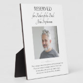 . .花嫁の父救が座席写真結婚の記念碑 フォトプラーク (側面)