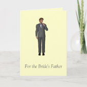 花嫁の父親のために カード (正面)