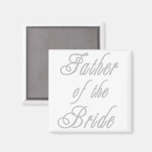 花嫁の父親クラシー・グレー マグネット (正面/裏面)