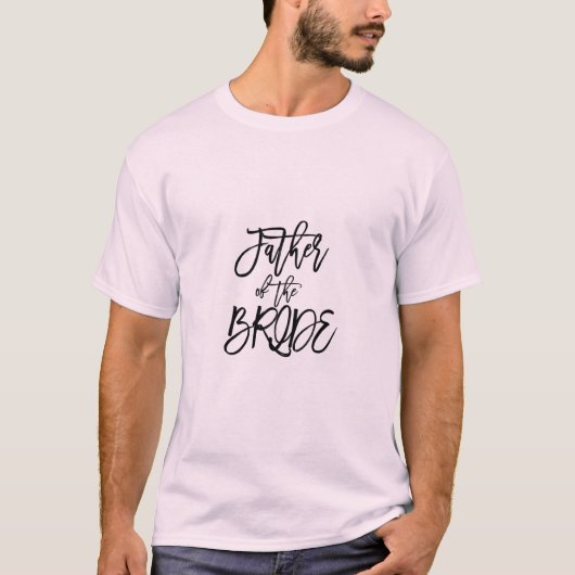 花嫁の父 ウェディングパーティTシャツ Tシャツ (正面)
