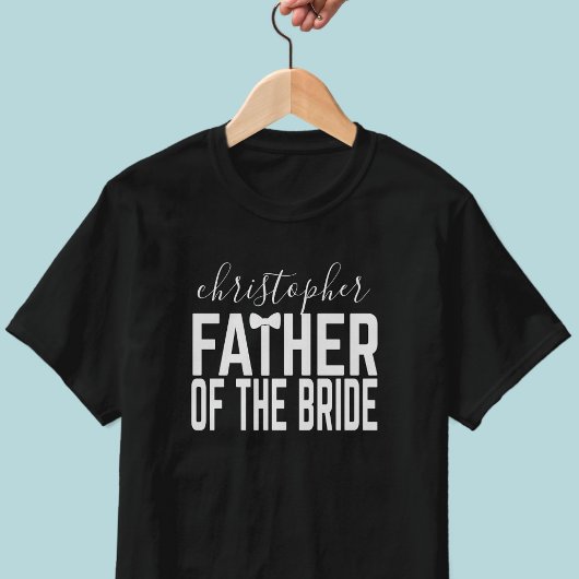 花嫁の父 ウェディングTシャツ 名前入り Tシャツ