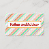 花嫁の父 コーリングカード (正面)