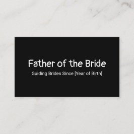 花嫁の父 コーリングカード