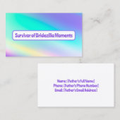 花嫁の父 コーリングカード (正面/裏面)