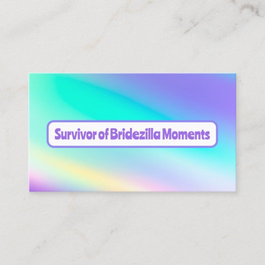 花嫁の父 コーリングカード (正面)