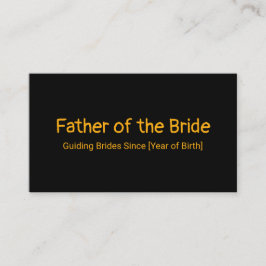 花嫁の父 コーリングカード