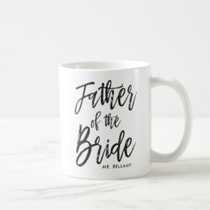 花嫁の父 スクリプトスタイルのカスタム結婚 コーヒーマグカップ