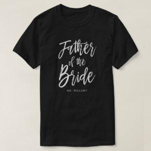 花嫁の父  スクリプトスタイルカスタム結婚式 Tシャツ