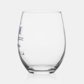 花嫁の父 ステムなしワイングラス (左)