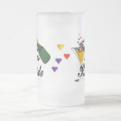 花嫁の父 フロストグラスビールジョッキ (中央)