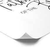 花嫁の父 予約席 追悼 結婚式 ポスター (角)