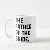 花嫁の父 - 結婚前の独身生活最後の準備 コーヒーマグカップ (左)