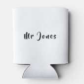 花嫁の父 – 編集可能な文字とイメージ 缶クーラー (裏面)