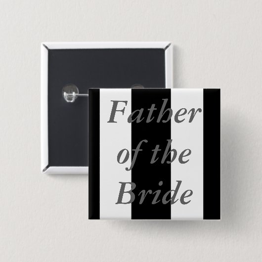 花嫁の父 缶バッジ (正面&裏面)