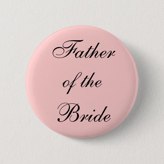 花嫁の父 缶バッジ (正面)