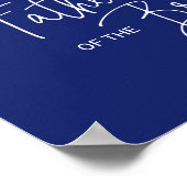 花嫁の父 記念席 ウェディング ポスター (角)