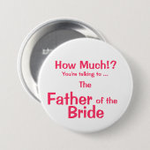 花嫁の父 ID ボタン 缶バッジ (正面&裏面)