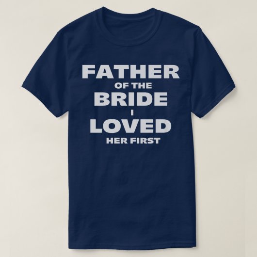 花嫁の父 Tシャツ (デザイン正面)