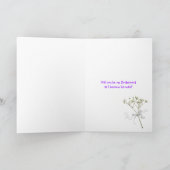 花嫁の申出 招待状 (内部)