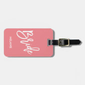 花嫁の白の原稿 ラゲッジタグ (正面横)