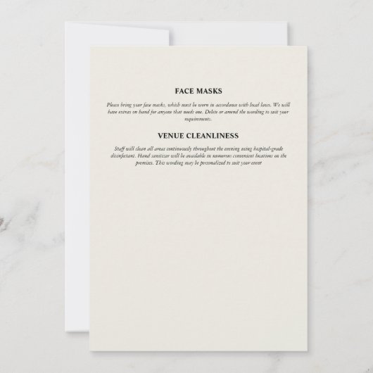 花嫁の白結婚のドレスストリングライトはドレープ 招待状 (裏面)