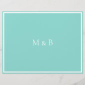 花嫁の目的地ウェディングパーティーイベントスケジュール チラシ (正面)