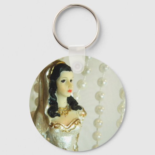 花嫁の真珠 キーホルダー (正面)