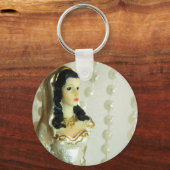 花嫁の真珠 キーホルダー (正面)