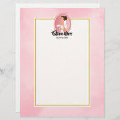 花嫁の着物を着た結婚未来の夫人 (正面/裏面)