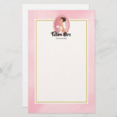 花嫁の着物を着た結婚未来の夫人 便箋 (正面/裏面)