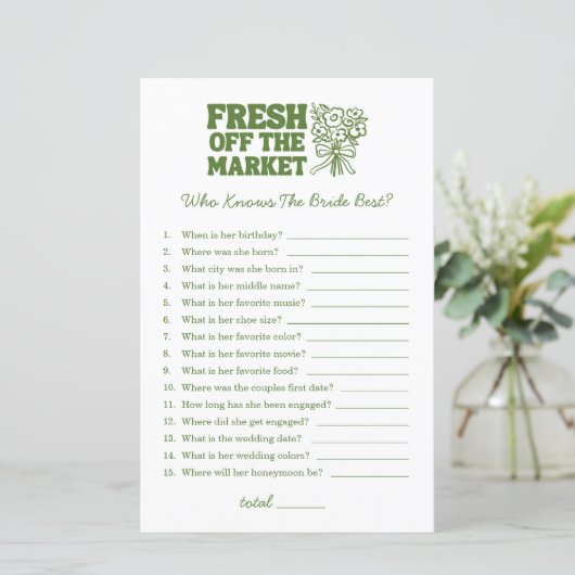 花嫁の知り合い最高のブライダルグリーンシャワーゲーム (スタンド正面)