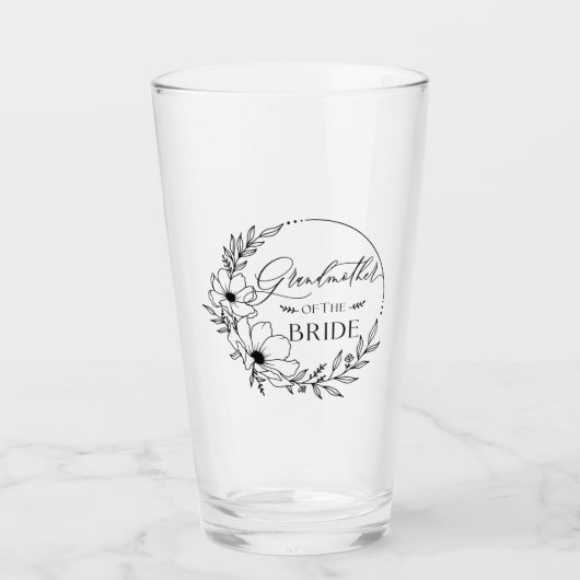 花嫁の祖母 タンブラーグラス (正面)