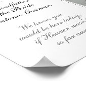 花嫁の祖父メモリアルフォトウェディング ポスター (角)