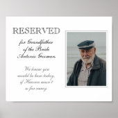 花嫁の祖父メモリアルフォトウェディング ポスター (正面)