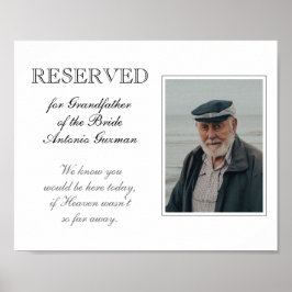 花嫁の祖父メモリアルフォトウェディング ポスター