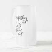 花嫁の祖父 フロストグラスビールジョッキ (正面左)