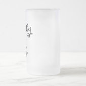 花嫁の祖父 フロストグラスビールジョッキ (中央)