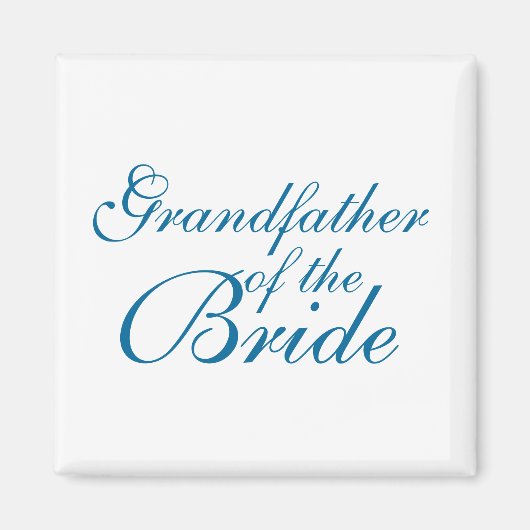 花嫁の祖父 マグネット (正面)