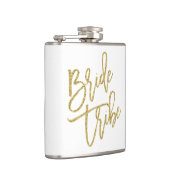 花嫁の種族の金ゴールドのグリッターの原稿 フラスク (右)