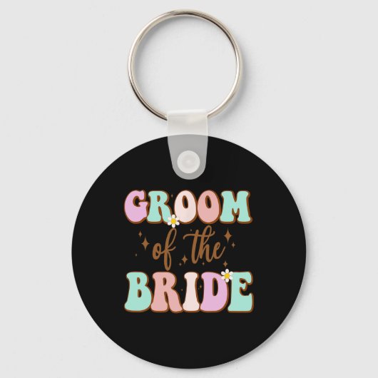 花嫁の素敵な新郎 ウェディングシャワー ママ フロム キーホルダー (正面)