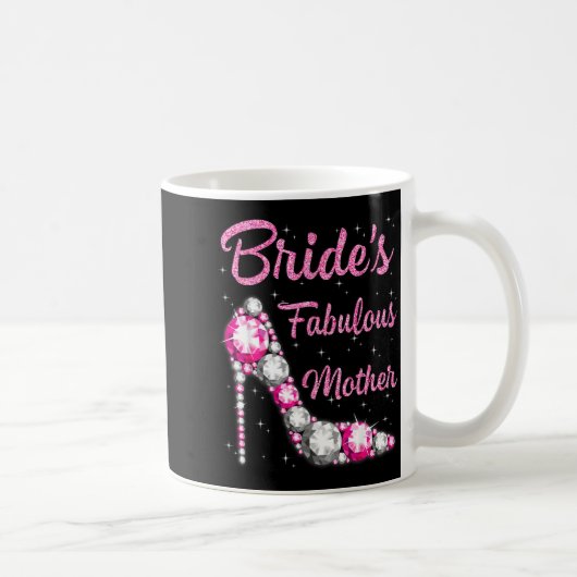 花嫁の素敵な母親が幸せな結婚式 ヴィンテージ コーヒーマグカップ (右)