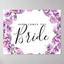 花嫁の紫色の花来の植物学