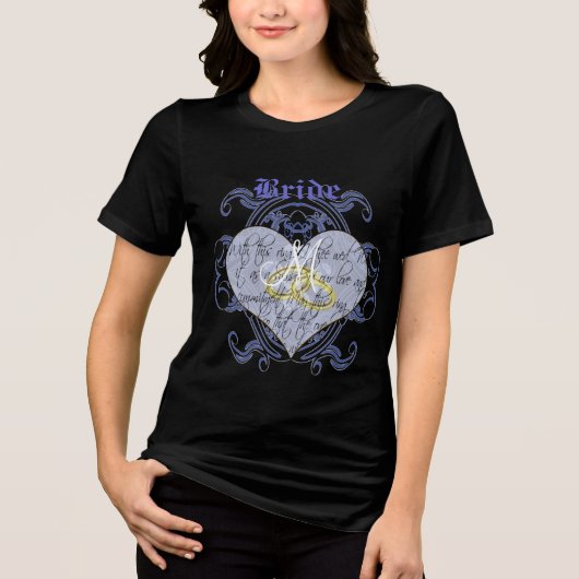 花嫁の結婚の誓い トライブレンドＴシャツ (正面)