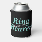 花嫁の結婚ブライダルパーティは私のリングや輪ベアラ 缶クーラー (缶裏面)