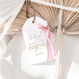 花嫁の結婚前お披露目パーティー ギフトタグ