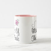 花嫁の結婚式のマグの母 ツートーンマグカップ (中央)