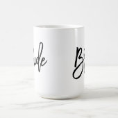 花嫁の結婚式のマグ コーヒーマグカップ (中央)