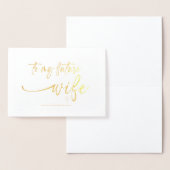 花嫁の結婚式の日から私の花婿に愛があなたと結婚 箔カード (ディスプレー)
