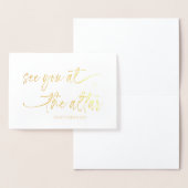 花嫁の結婚式の日から私の花婿に愛があなたと結婚 箔カード (ディスプレー)