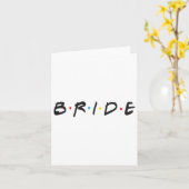 花嫁の結婚式の日女性の花嫁になるバチェロレッテP カード (黄色い花)